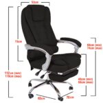 Καρέκλα Γραφείου  ΑΝΔΡΟΝΙΚΗ Μαύρη 70x65x112-119cm