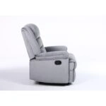 Πολυθρόνα Ανακλινόμενη ArteLibre CARINAE Γκρι Βελούδο 93x90x100cm