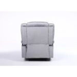 Πολυθρόνα Ανακλινόμενη ArteLibre CARINAE Γκρι Βελούδο 93x90x100cm
