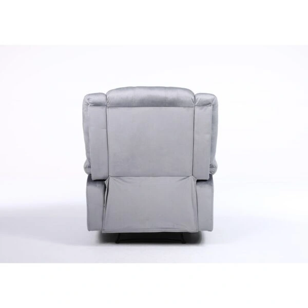 Πολυθρόνα Ανακλινόμενη ArteLibre CARINAE Γκρι Βελούδο 93x90x100cm