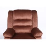 Πολυθρόνα Ανακλινόμενη ArteLibre CARINAE Καφέ Βελούδο 93x90x100cm