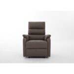 Πολυθρόνα Ανακλινόμενη ArteLibre RIGIL Με Λειτουργία Μασάζ Καφέ PU 75x87x102cm