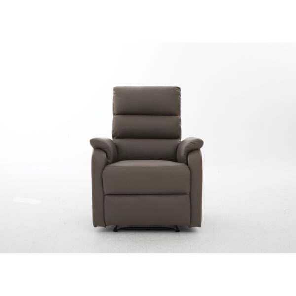 Πολυθρόνα Ανακλινόμενη ArteLibre RIGIL Με Λειτουργία Μασάζ Καφέ PU 75x87x102cm