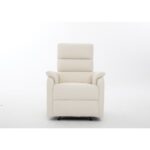 Πολυθρόνα Ανακλινόμενη ArteLibre RIGIL Με Λειτουργία Μασάζ Μπεζ PU 75x87x102cm