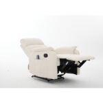 Πολυθρόνα Ανακλινόμενη ArteLibre RIGIL Με Λειτουργία Μασάζ Μπεζ PU 75x87x102cm