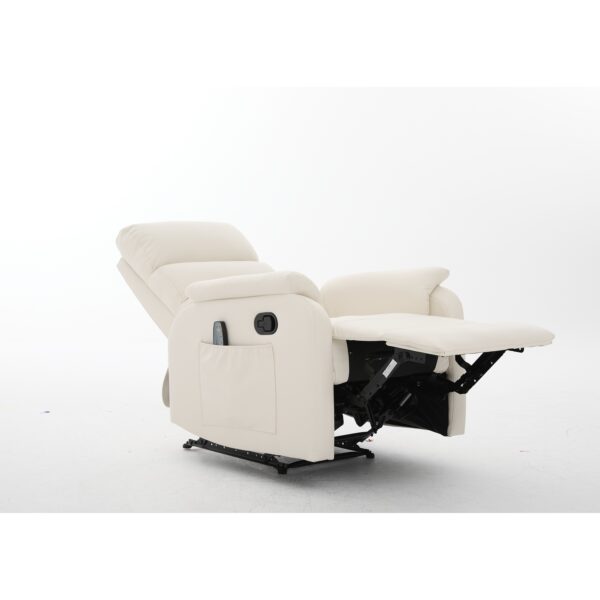 Πολυθρόνα Ανακλινόμενη ArteLibre RIGIL Με Λειτουργία Μασάζ Μπεζ PU 75x87x102cm