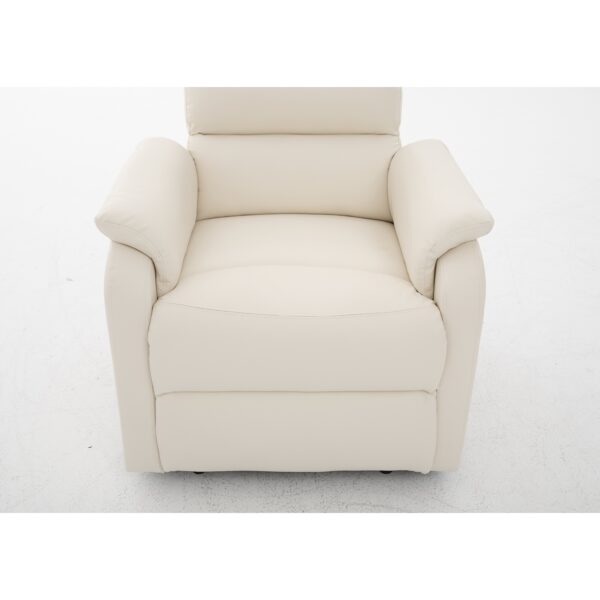 Πολυθρόνα Ανακλινόμενη ArteLibre RIGIL Με Λειτουργία Μασάζ Μπεζ PU 75x87x102cm