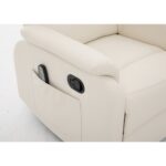 Πολυθρόνα Ανακλινόμενη ArteLibre RIGIL Με Λειτουργία Μασάζ Μπεζ PU 75x87x102cm