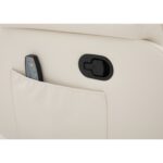 Πολυθρόνα Ανακλινόμενη ArteLibre RIGIL Με Λειτουργία Μασάζ Μπεζ PU 75x87x102cm