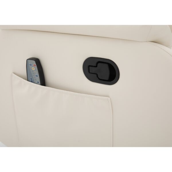 Πολυθρόνα Ανακλινόμενη ArteLibre RIGIL Με Λειτουργία Μασάζ Μπεζ PU 75x87x102cm