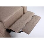 Πολυθρόνα Ανακλινόμενη ArteLibre ALNAIR Καφέ Ύφασμα 78x85x104cm