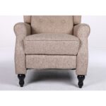 Πολυθρόνα Ανακλινόμενη ArteLibre ALNAIR Καφέ Ύφασμα 78x85x104cm