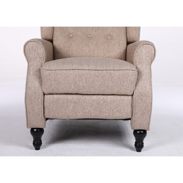 Πολυθρόνα Ανακλινόμενη ArteLibre ALNAIR Καφέ Ύφασμα 78x85x104cm