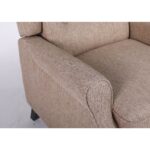 Πολυθρόνα Ανακλινόμενη ArteLibre ALNAIR Καφέ Ύφασμα 78x85x104cm