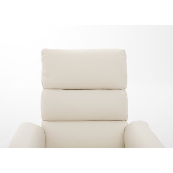 Πολυθρόνα Ανακλινόμενη ArteLibre TALITHA Μπεζ PU 79x97x101cm