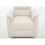 Πολυθρόνα Ανακλινόμενη ArteLibre TALITHA Μπεζ PU 79x97x101cm