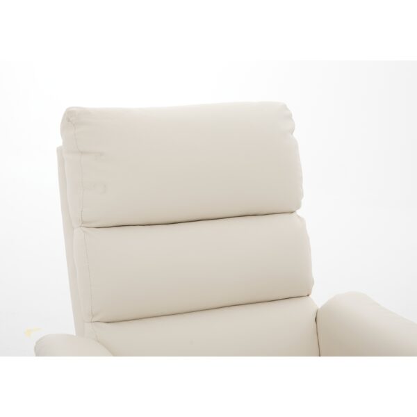 Πολυθρόνα Ανακλινόμενη ArteLibre TALITHA Μπεζ PU 79x97x101cm