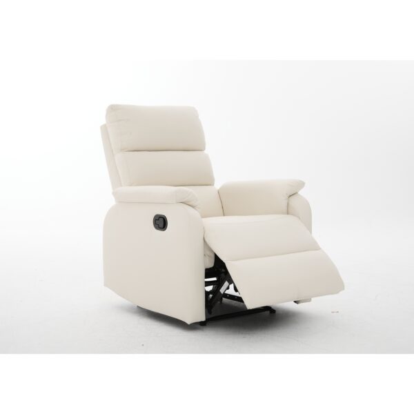 Πολυθρόνα Ανακλινόμενη ArteLibre TALITHA Μπεζ PU 79x97x101cm