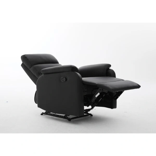 Πολυθρόνα Ανακλινόμενη ArteLibre TALITHA Μαύρο PU 79x97x101cm