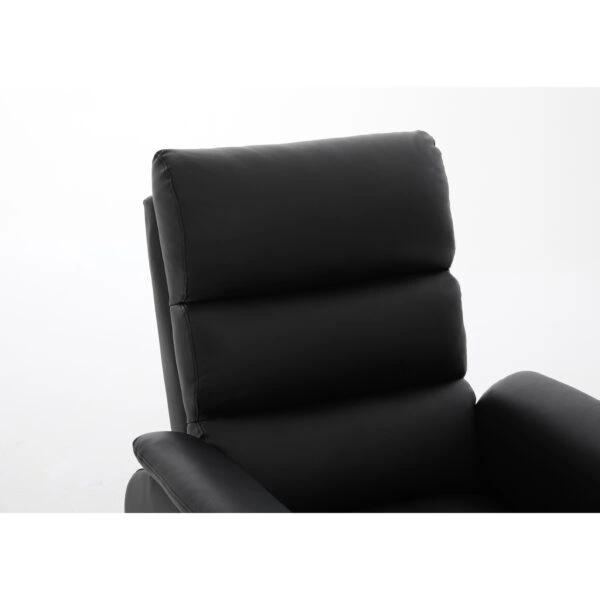 Πολυθρόνα Ανακλινόμενη ArteLibre TALITHA Μαύρο PU 79x97x101cm