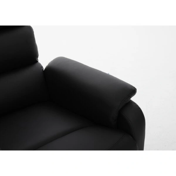 Πολυθρόνα Ανακλινόμενη ArteLibre TALITHA Μαύρο PU 79x97x101cm