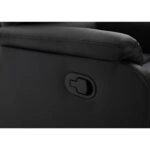 Πολυθρόνα Ανακλινόμενη ArteLibre TALITHA Μαύρο PU 79x97x101cm