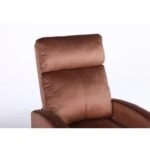 Πολυθρόνα Ανακλινόμενη ArteLibre TUREIS Καφέ Βελούδο 68x86x99cm