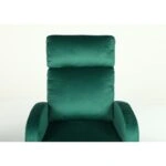 Πολυθρόνα Ανακλινόμενη ArteLibre ATRIA Πράσινο Βελούδο 67.5x90x104cm