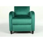 Πολυθρόνα Ανακλινόμενη ArteLibre ATRIA Πράσινο Βελούδο 67.5x90x104cm