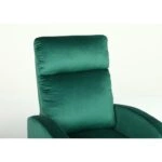 Πολυθρόνα Ανακλινόμενη ArteLibre ATRIA Πράσινο Βελούδο 67.5x90x104cm