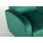 Πολυθρόνα Ανακλινόμενη ArteLibre ATRIA Πράσινο Βελούδο 67.5x90x104cm