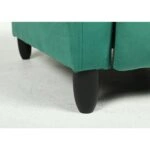 Πολυθρόνα Ανακλινόμενη ArteLibre ATRIA Πράσινο Βελούδο 67.5x90x104cm