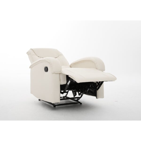 Πολυθρόνα Ανακλινόμενη ArteLibre CELAENO Εκρού PU 80x96x97cm