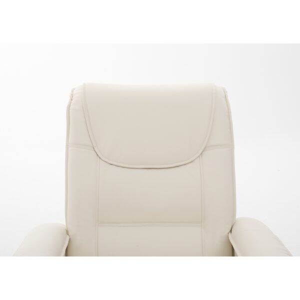 Πολυθρόνα Ανακλινόμενη ArteLibre CELAENO Εκρού PU 80x96x97cm