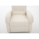 Πολυθρόνα Ανακλινόμενη ArteLibre CELAENO Εκρού PU 80x96x97cm