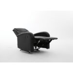 Πολυθρόνα Ανακλινόμενη ArteLibre CELAENO Μαύρο PU 80x96x97cm
