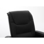Πολυθρόνα Ανακλινόμενη ArteLibre CELAENO Μαύρο PU 80x96x97cm