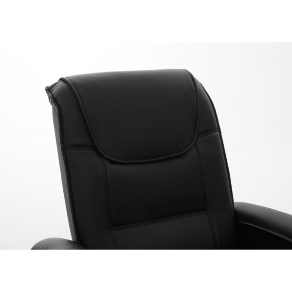Πολυθρόνα Ανακλινόμενη ArteLibre CELAENO Μαύρο PU 80x96x97cm