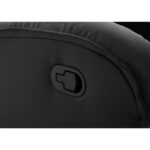 Πολυθρόνα Ανακλινόμενη ArteLibre CELAENO Μαύρο PU 80x96x97cm