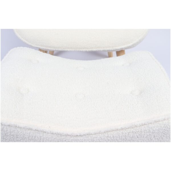 Πολυθρόνα  AMARANTHUS Με Υποπόδιο Μπεζ 98x70x77cm