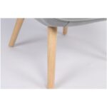 Πολυθρόνα AMARANTHUS Με Υποπόδιο Καφέ/Γκρι 98x70x77cm