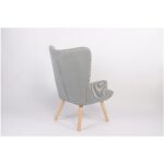 Πολυθρόνα AMARANTHUS Με Υποπόδιο Καφέ/Γκρι 98x70x77cm