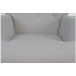 Πολυθρόνα AMARANTHUS Με Υποπόδιο Καφέ/Γκρι 98x70x77cm