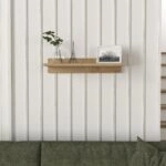 Ράφι Τοίχου EMBER Φυσικό Μοριοσανίδα/Μελαμίνη 60x24x12cm