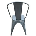 Καρέκλα  Βιομηχανικού Τύπου Vintage TOLIKO Γκρι Μέταλλο 44x49x84cm