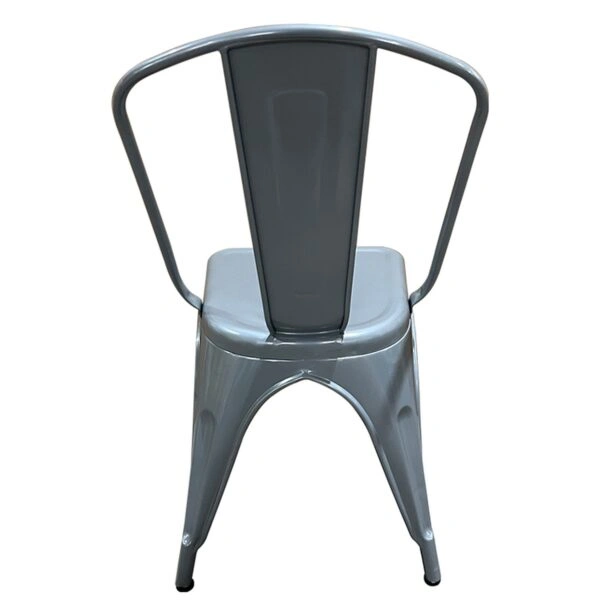 Καρέκλα  Βιομηχανικού Τύπου Vintage TOLIKO Γκρι Μέταλλο 44x49x84cm