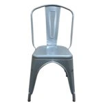 Καρέκλα  Βιομηχανικού Τύπου Vintage TOLIKO Γκρι Μέταλλο 44x49x84cm