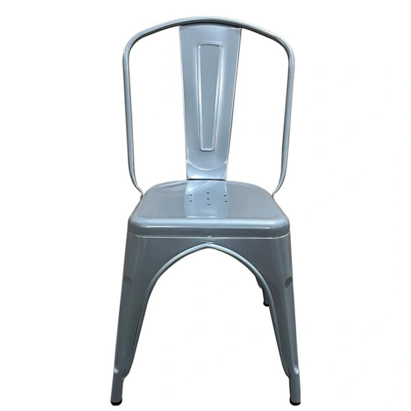 Καρέκλα  Βιομηχανικού Τύπου Vintage TOLIKO Γκρι Μέταλλο 44x49x84cm