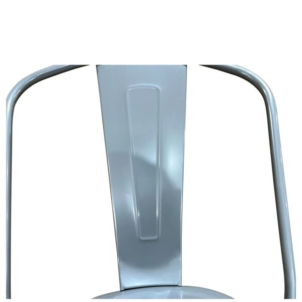 Καρέκλα  Βιομηχανικού Τύπου Vintage TOLIKO Γκρι Μέταλλο 44x49x84cm