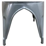 Καρέκλα  Βιομηχανικού Τύπου Vintage TOLIKO Γκρι Μέταλλο 44x49x84cm